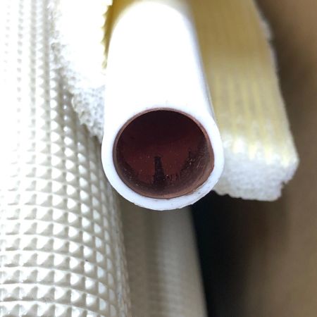 ポリカエコパイプ呼び径13、10mm被覆25m