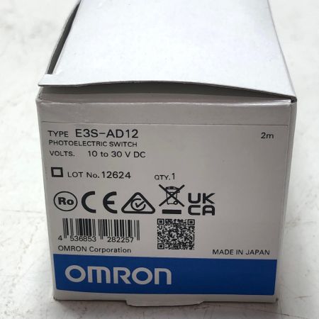 OMRON オムロン アンプ内蔵光電センサ E3S-AD12