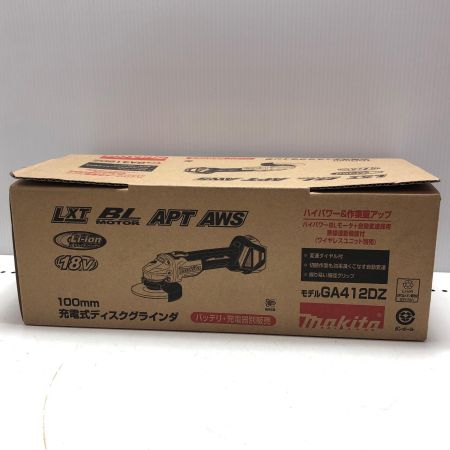 MAKITA マキタ 100mm 充電式ディスクグラインダ GA412DZ