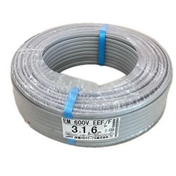 住電 電材 EM/EEFケーブル 3芯×1.6mm 未使用品 3*1.6mm Sランク