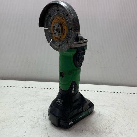 HiKOKI ハイコーキ 100ｍｍコードレスディスクグラインダ G18DSL グリーン