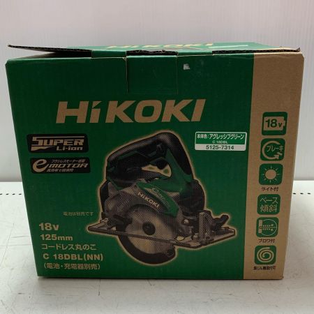 HiKOKI ハイコーキ 125mmコードレス丸のこ C18DBL