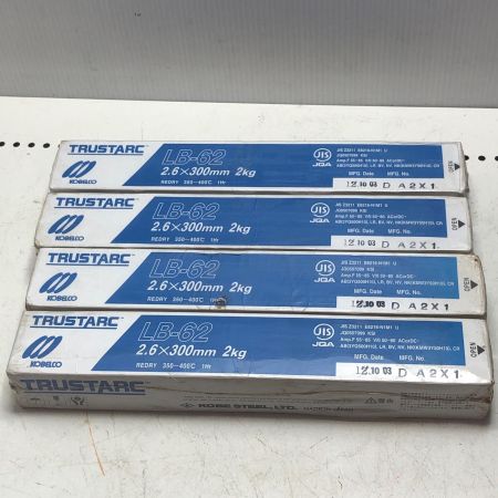 神戸製鋼 溶接棒 未使用品(S) 2.6ｘ300mm 4箱セット LB-62