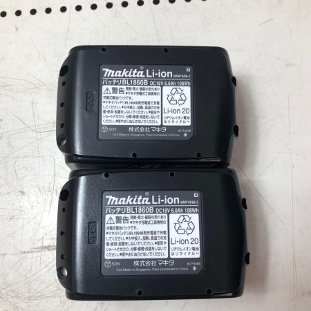 MAKITA マキタ バッテリー 18v 6.0Ah BL1860B ブラック
