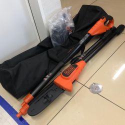 BLACK+DECKER ブラックアンドデッカー  チェーンソー 充電器・充電池1個・ケース付 コードレス式 200mm 18v 4.0Ah GPC1840LN オレンジ Bランク