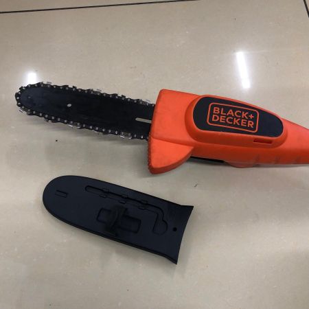 BLACK+DECKER ブラックアンドデッカー  チェーンソー 充電器・充電池1個・ケース付 コードレス式 200mm 18v 4.0Ah GPC1840LN オレンジ