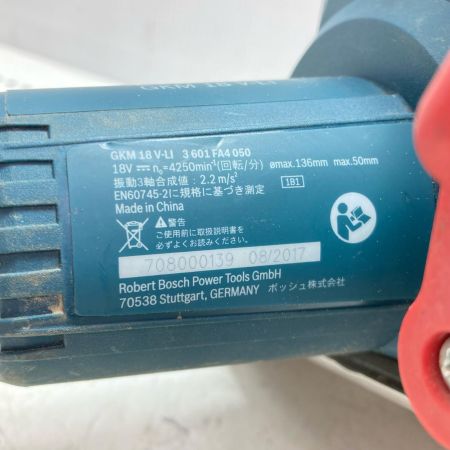 BOSCH ボッシュ 丸のこ 本体のみ コードレス式 GKM18V-LI