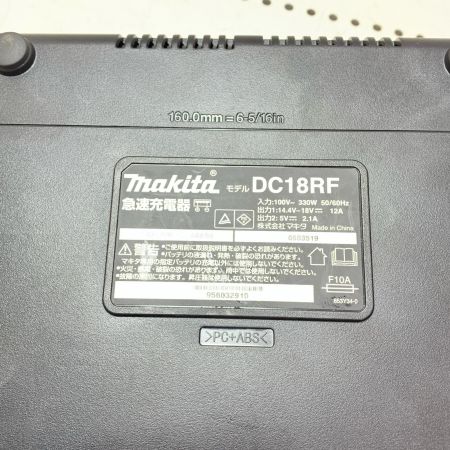 MAKITA マキタ 急速充電器 DC18RF ブラック