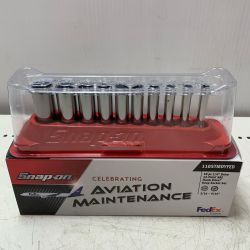 Snap-on スナップオン 航空機整備用ソケットセット レッド×ホワイト Sランク