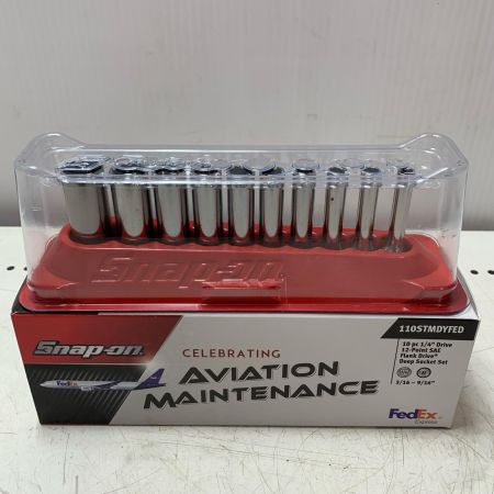 Snap-on スナップオン 航空機整備用ソケットセット レッド×ホワイト