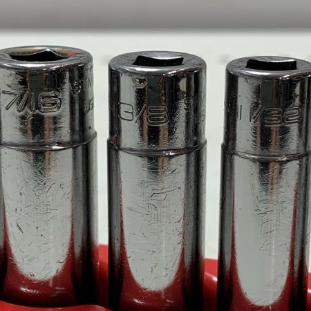 Snap-on スナップオン 航空機整備用ソケットセット レッド×ホワイト