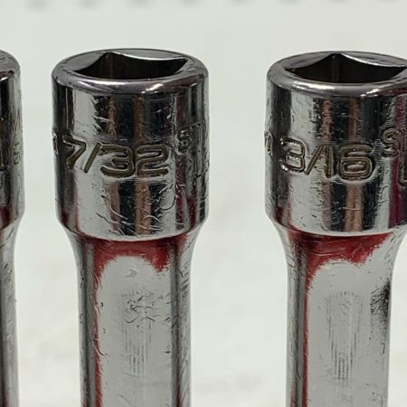 Snap-on スナップオン 航空機整備用ソケットセット レッド×ホワイト