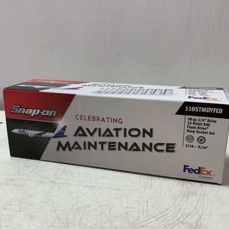 Snap-on スナップオン 航空機整備用ソケットセット レッド×ホワイト