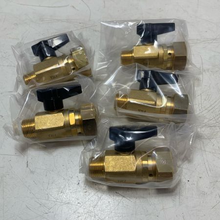 カポリ2ボールバルブテーパ　おねじ　5個セット KSB1B-1316E