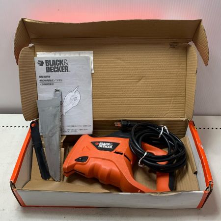 BLACK+DECKER ブラックアンドデッカー 400W　電動式ノコギリ KS880EC