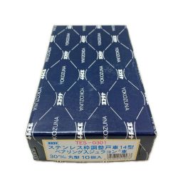 ヨコヅナ ステンレス枠調整戸車14型 ベアリング入ジュラコン車 TES-0301 Sランク