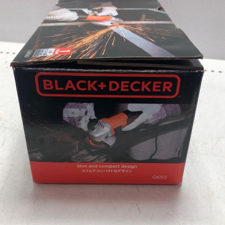 BLACK+DECKER ブラックアンドデッカー 100ｍｍディスクグラインダー G650