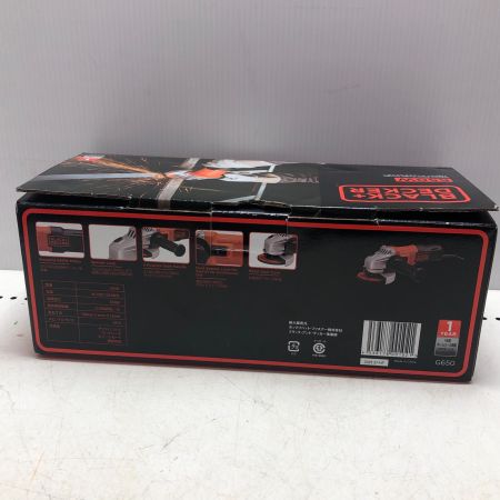 BLACK+DECKER ブラックアンドデッカー 100ｍｍディスクグラインダー G650