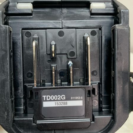 MAKITA マキタ 充電式インパクトドライバ TD002G ブラック