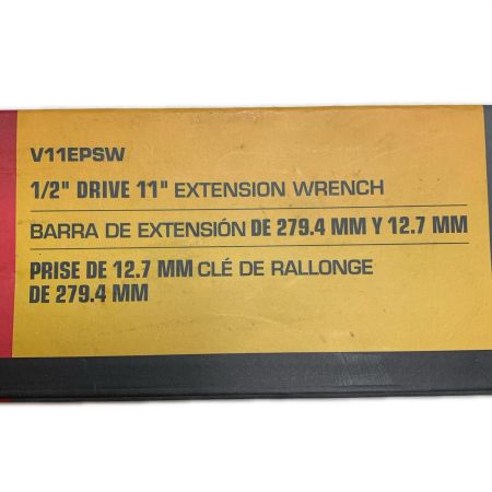 MAC TOOLS マック 1/2”DRIVE　EXTENSION WRENCH V11EPSW ブラック