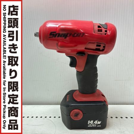 Snap-on スナップオン 【店頭引取限定】 インパクトレンチ 充電池1個付 14.4v レッド