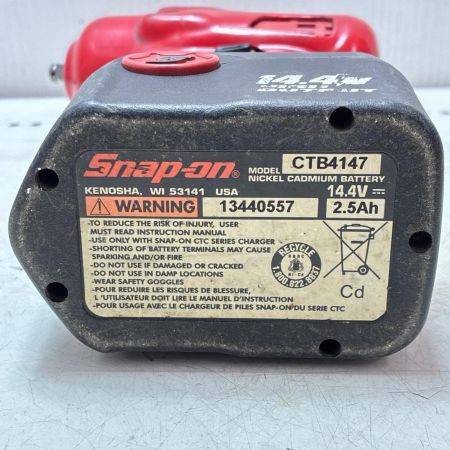 Snap-on スナップオン 【店頭引取限定】 インパクトレンチ 充電池1個付 14.4v レッド