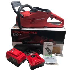 POWER WORKS チェーンソー PD48CS36 レッド Aランク