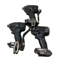 日立工機 【ジャンク品】インパクトドライバ 3点セット WH14DBAL2 Dランク