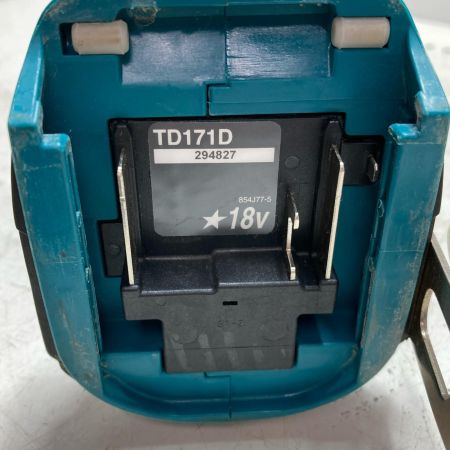 MAKITA マキタ 充電式インパクトドライバ TD171D