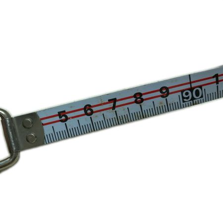 TAJIMA タジマ 13mm幅ホワイトポリエステル塗装スチール製巻尺 HCS-50