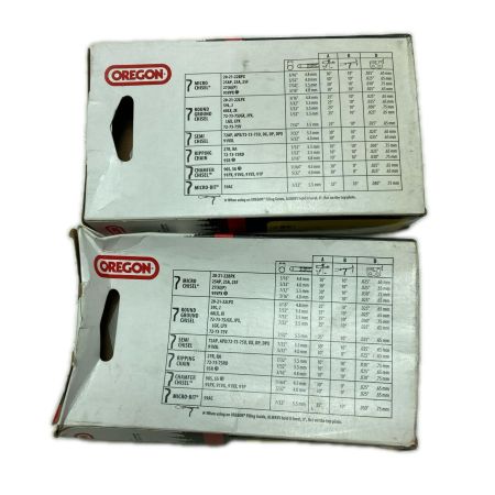 OREGON ソーチェーン 未使用品 2個セット 73DPX072EJ