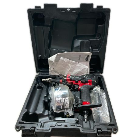 MAKITA マキタ 50mm 高圧エア釘打ち機 AN534H ブラック×レッド
