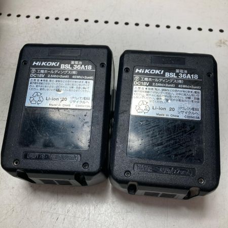 HiKOKI ハイコーキ インパクトドライバ WH36DA ブラック