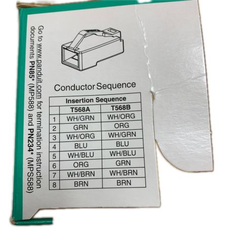 PAN-NET　MP588-C　モジュラープラグ　未使用品 グリーン