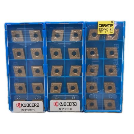 KYOCERA ねじ切りチップ 3セット