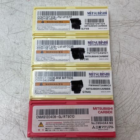 MITSUBISHI ミツビシ ねじ切りチップ 4セット