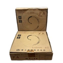 富士電線工業 警報用ケーブル(屋内専用) 未使用品 2010年 2個セット JCS4396 ブラウン Sランク