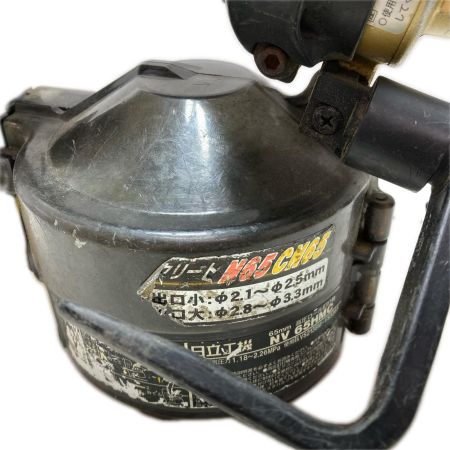 HITACHI 日立 65ｍｍ 高圧ロールくぎ打ち機 キズ・ハガレ有 本体のみ NV65HMC