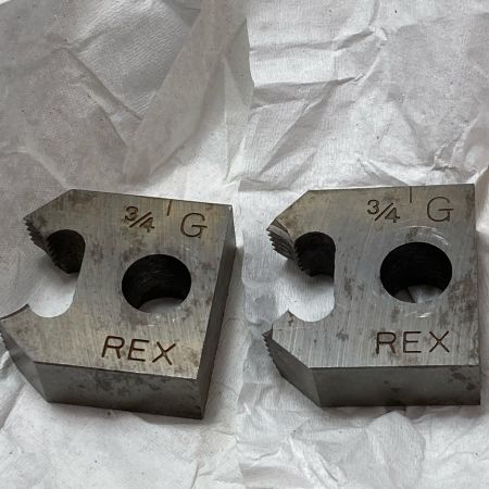 REX レッキス ネジ切り機 キズ・ヨゴレ有 2R ブルー