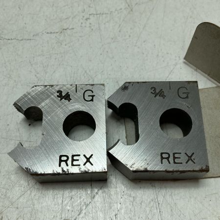 REX レッキス ネジ切り機 キズ・ヨゴレ有 2R ブルー