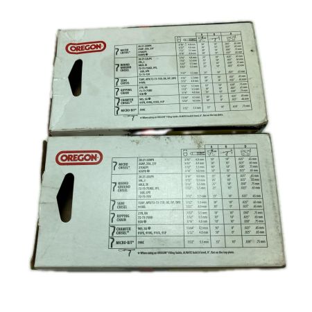 OREGON ソーチェーン 未使用品 2個セット
