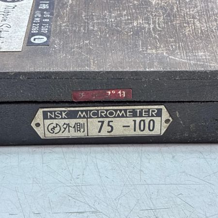 Mitutoyo マイクロメータ 75-100mm