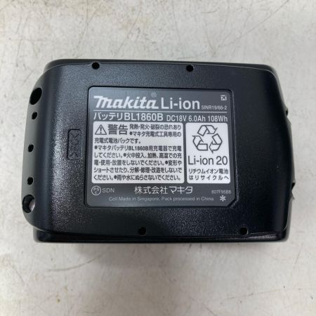MAKITA マキタ バッテリー 未使用品 18v 6.0Ah BL1860B ブラック