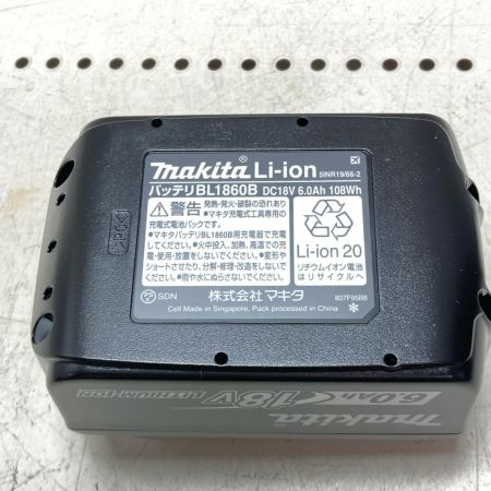 MAKITA マキタ バッテリー 未使用品 18v 6.0Ah BL1860B ブラック