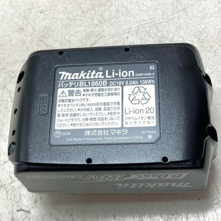 MAKITA マキタ バッテリー 未使用品 18v 6.0Ah BL1860B ブラック