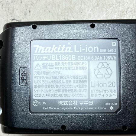 MAKITA マキタ バッテリー 未使用品 18v 6.0Ah BL1860B ブラック