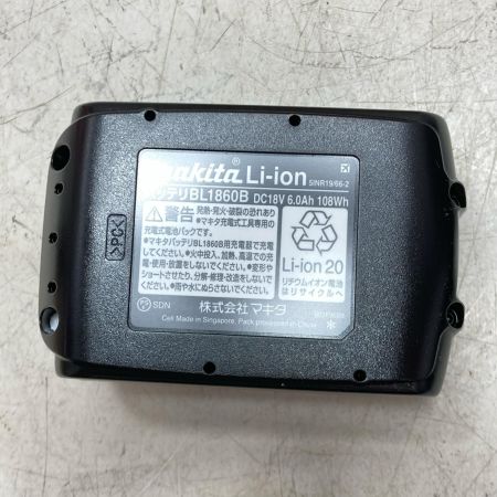 MAKITA マキタ バッテリー 未使用品 18v 6.0Ah BL1860B ブラック