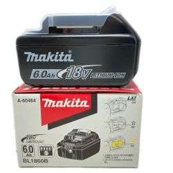 MAKITA マキタ バッテリー 未使用品 18v 6.0Ah BL1860B ブラック Sランク