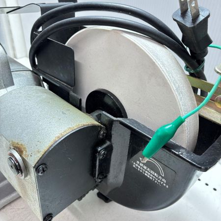 REXON 水研ダブルグラインダー 本体のみ コード式 150mm+180mm砥石付き ダブル砥石 WBG-180 ライトグレー