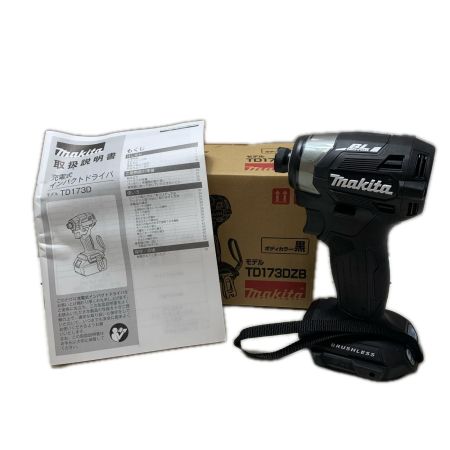 MAKITA マキタ 充電式インパクトドライバ TD173DZB ブラック